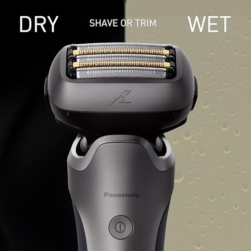 Panasonic ARC5 PRO Electric Razor for Men, Wet/Dry 5-Blade Foil Shaver for Thick Beard & Stubble, 20D Flexible Head, Enhanced Beard Sensor, Pop-Up Trimmer – ES-L550WS by Panasonic - Image 8