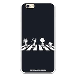 Coque pour iPhone 6-6S Officielle Snoopy Personnages Beatles pour protéger votre téléphone portable Coque en silicone souple avec licence officielle Peanuts. - Les Beatles, Paul McCartney, John Lennon, RIngo Starr, George Harrison