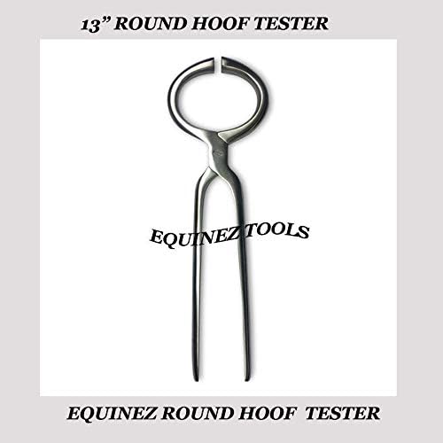 Miniatura 5 de Kit de herramientas de herrador de caballos  Juego completo de 9 piezas para el cuidado de pezuñas con pinzas de pezuñas, cuchillo de pezuña,