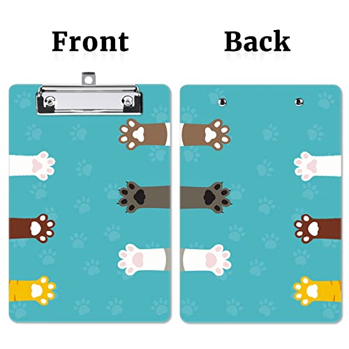 Image of Small Plastic Clipboard 6 x 9 in, Standard A5 Size Fashion Clip Board