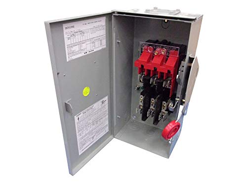 CUTLER HAMMER DH361FRK NEMA 3R, Safety Switch, 600V, 30AMP, 3POLE, FUSIBLE, HEVAY-Duty
