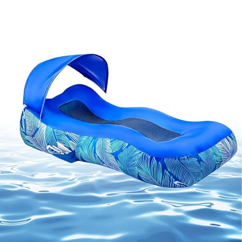 Chaise longue gonflable de plage avec auvent canapé air extérieur