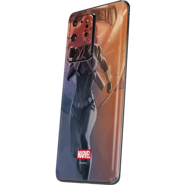 Skinit Decal Phone Skin Compatible with Galaxy S20 Ultra 5G - Officially Licensed Marvel Black Widow Running Design