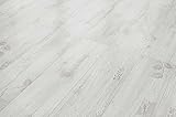 Inhalt m² je Paket: 2,245 FLOOR24 Laminat Landhausdiele 4V Wine & Pine weiss 7 mm