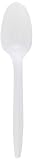Genuine Joe GJO20002 Polypropylene Medium-Weight Spoon, White (Pack of 1,000)