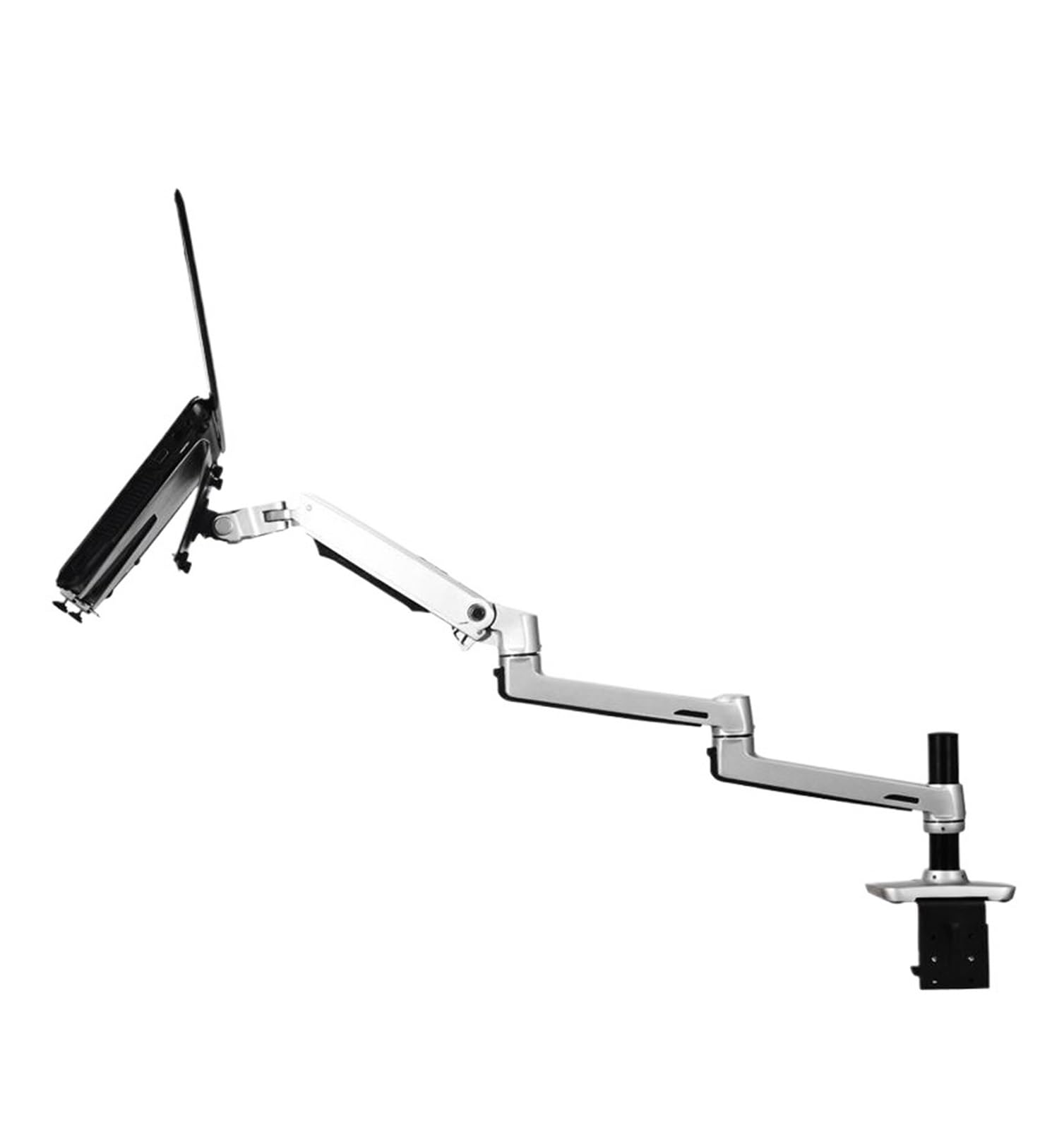 Support ordinateur portable à mouvement complet et bras ultra-long double usage 8012-T