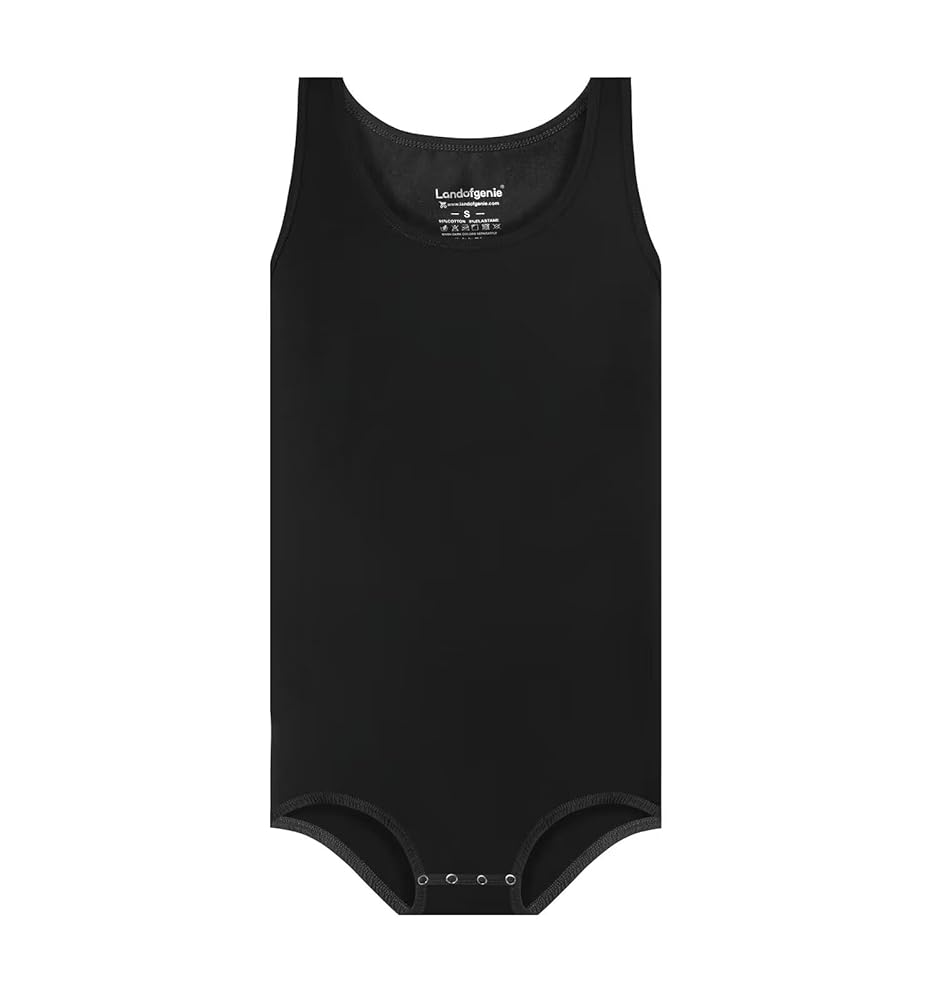 Amazon.com: Landofgenie Mens Cotton Sleeveless Bodysuit