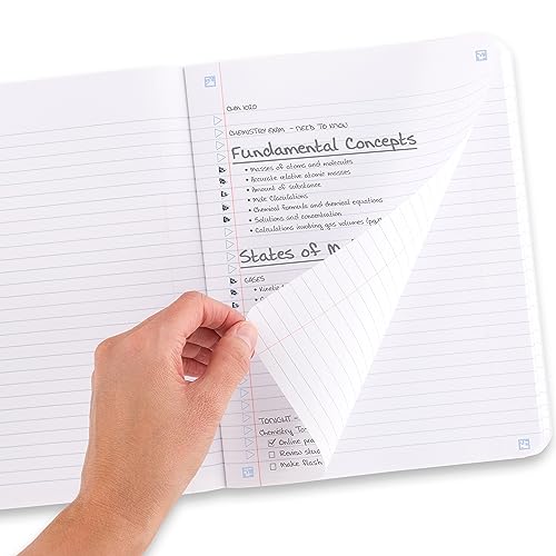 Cahier de composition Five Star avec application d'étude incluse lot de 6 - 3