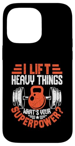 Coque pour iPhone 14 Pro Max I Lift Super Power Gym Entraînement de motivation