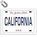 Imán de recuerdo para nevera de California, 6,35 x 8,89 cm