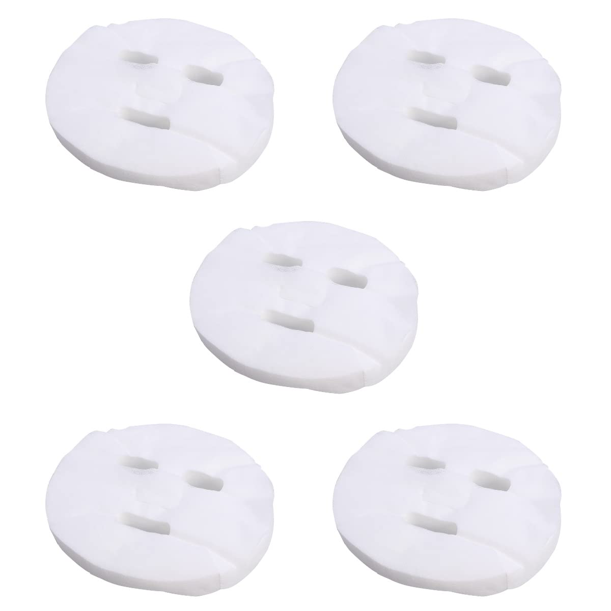 FRCOLOR 500 pcs Cotton Facial Mask Sheet Skin Care Dry Mask Paper Sheet DIY Cosmetic Face Skin Care Mask for Home Travel