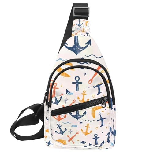 Sac à dos à bandoulière ancre marine, l'esprit d'évasion pour vos aventures
