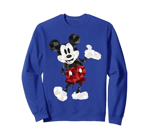 Sudadera Mickey Mouse estilo geométrico para tus planes urbanos
