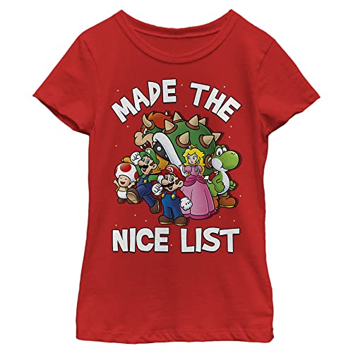 T-shirt Nintendo Nice List enfant coton doux anti irritation