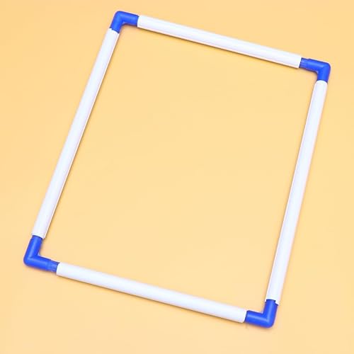 Lurrose Square Embroidery Hoop: Punch Needle Frame - Cross Stitch Frame for Needlework and Quilting Crafts, Random Color for DIY Sewing Projects, 35x45cm Random Color
