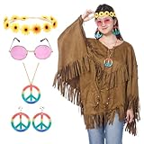 Vielseitig einsetzbar: Das exquisite Indianerkostüm ist perfekt für alle Arten von Partys. Geeignet für Fasching, Indianerparty, Maskerade, Hippieparty, Cosplay, Bühnenshow oder Mottoparty. Es ist ideal für Retro-Mottopartys, genießen Sie eine lustige und unvergessliche Erfahrung!