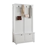 HaoChrymec Armario Multifuncional con MDF, 100x50x180 cm