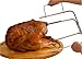 Camerons Original Christmas Turkey DunRite- Patented Upside-Down Stainless Steel Turkey Roaster- Cooks in the Air & Not in the Fat - Keep Juices Inside Meat & Cuts Down Cook Time by 30%, Folds Flat