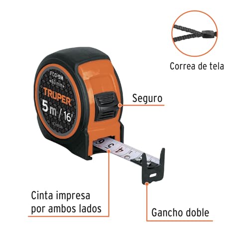 Flexómetro de 5 metros Truper 14 Imagen adicional