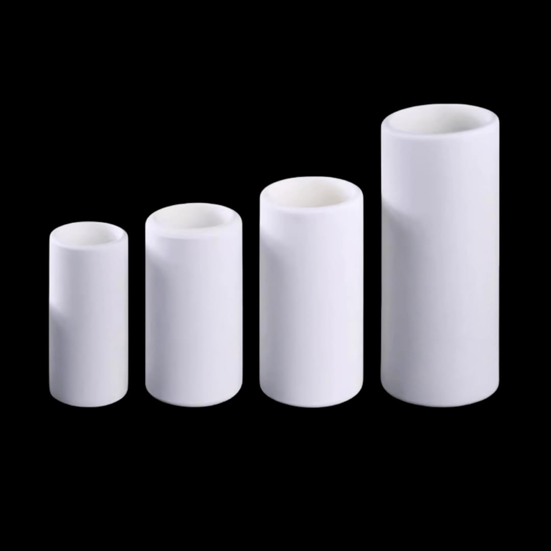 Crogiolo in ossido di magnesio ad alta purezza - Tazza cilindrica in ceramica MgO for applicazioni ad alta temperatura 1 pezzo(D27*32mm*10ml)