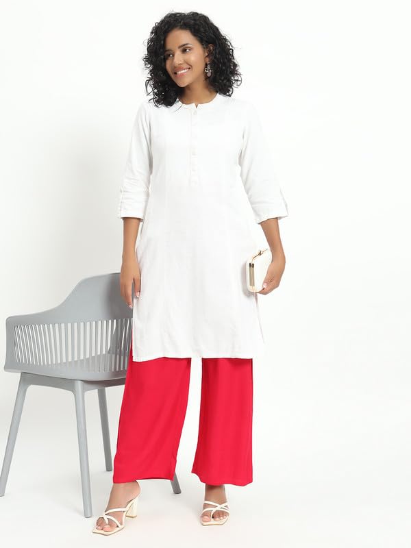 Image of Soft Colors Relaxed Fit Pocket Palazzo