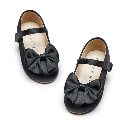 Image of Felix & Flora Toddler Flower Girl Dress Shoes Girl Ballet Flats Party School Shoes Wedding