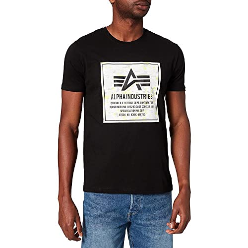 Alpha Industries Camo Block T T-Shirt für Herren Black/Digi White Camo – Ansicht 1