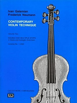 Contemporary Violin Technique, Vol. 2 - Double Stops by Ivan Galamian (Galaxy)