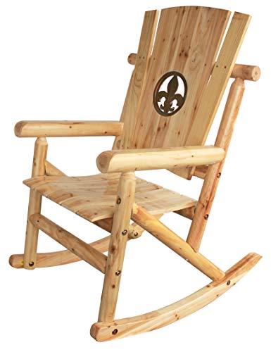 Leigh Country Tx 95102 Aspen Fleur-De-Lis Rocker #TOP5