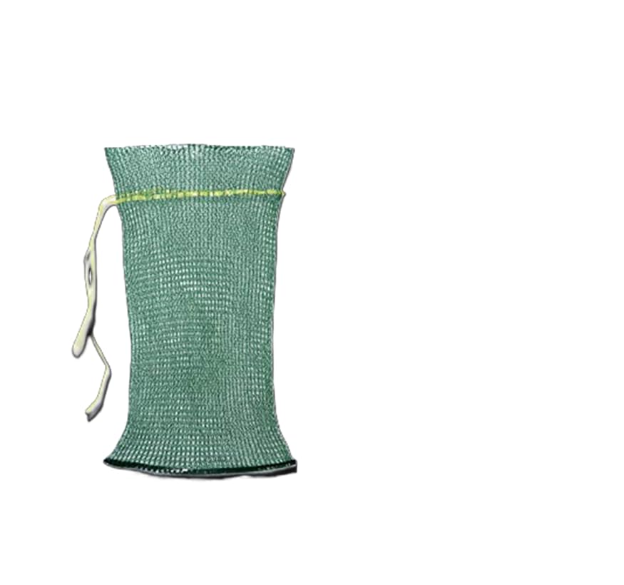 Generico 100pz. 45x25cm. (Verde). Sacchetti in rete in polipropilene per frutta, verdura e alimenti