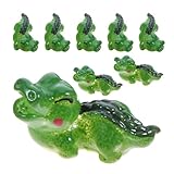 Figurines d'animaux miniatures : présentent un design délicat, décors peuvent utilisés comme accessoire photo et décor de scène de festival, mini figurines d'animaux