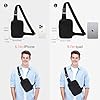 OSOCE Small Sling Bag for Men Women with RFID Pocket, Anti Theft Crossbody Chest Bag Casual Daypack Travel Bag for Hiking Shopping #1