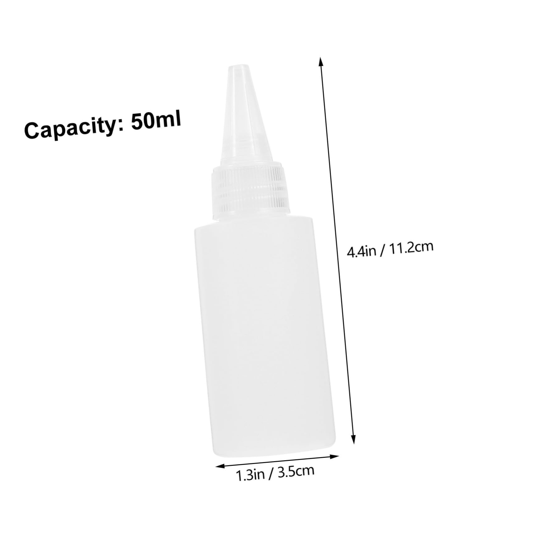 COHEALI Refillable Squeeze Bottles Liquid Glue Refillable Bottle Plastic Multifunctional for DIY