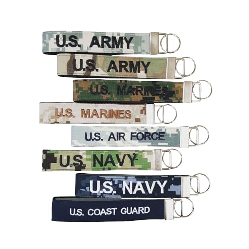 CureHug Military Keychain with Embroidery Name...
