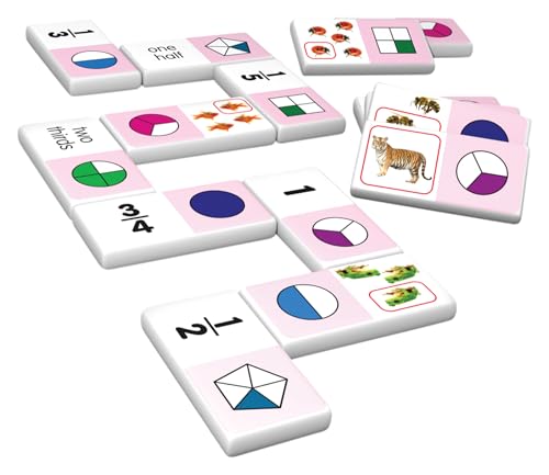 Junior Learning Fraction Dominoes 7.8 in x 4.7 in x 1.5 in miniatura 2