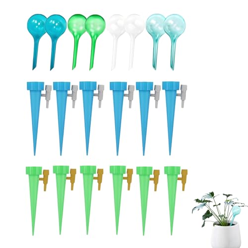 Syylqyr 20 PCS Plant Watering Devices, Transparent Plant Wat