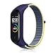 Produktbild Shazikaihui Nylon Armband Kompatibel mit Xiaomi Mi Band 6/Mi Band 5, Stoff Geflochten Weichem Nylon Sport Armbänder für Xiaomi Mi Band 6/Mi Band 5 Herren Damen (2)