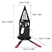 Big Bag Dispenser Bulk Bag Unloader Big bag animal feed unloader for warehouse farm home use Construction Industry (Black)