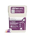 UltiGuard Safe Pack U-100 Pet Insulin Syringes, 3/10cc, 31G x 5/16', 100 Ct