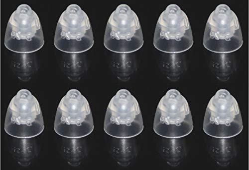 FCS Domes for Oticon MiniFit RIC Hearing Instrument 10-Pack (Bass Double Vent, 6 mm).
