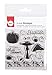 Produktbild Rayher Clear Stamps Herbstleuchten, Bogen 102,5 x 97 mm, 13 Motive, klare, transparente Stempel, durchsichtig, Silikonstempel, 50251000