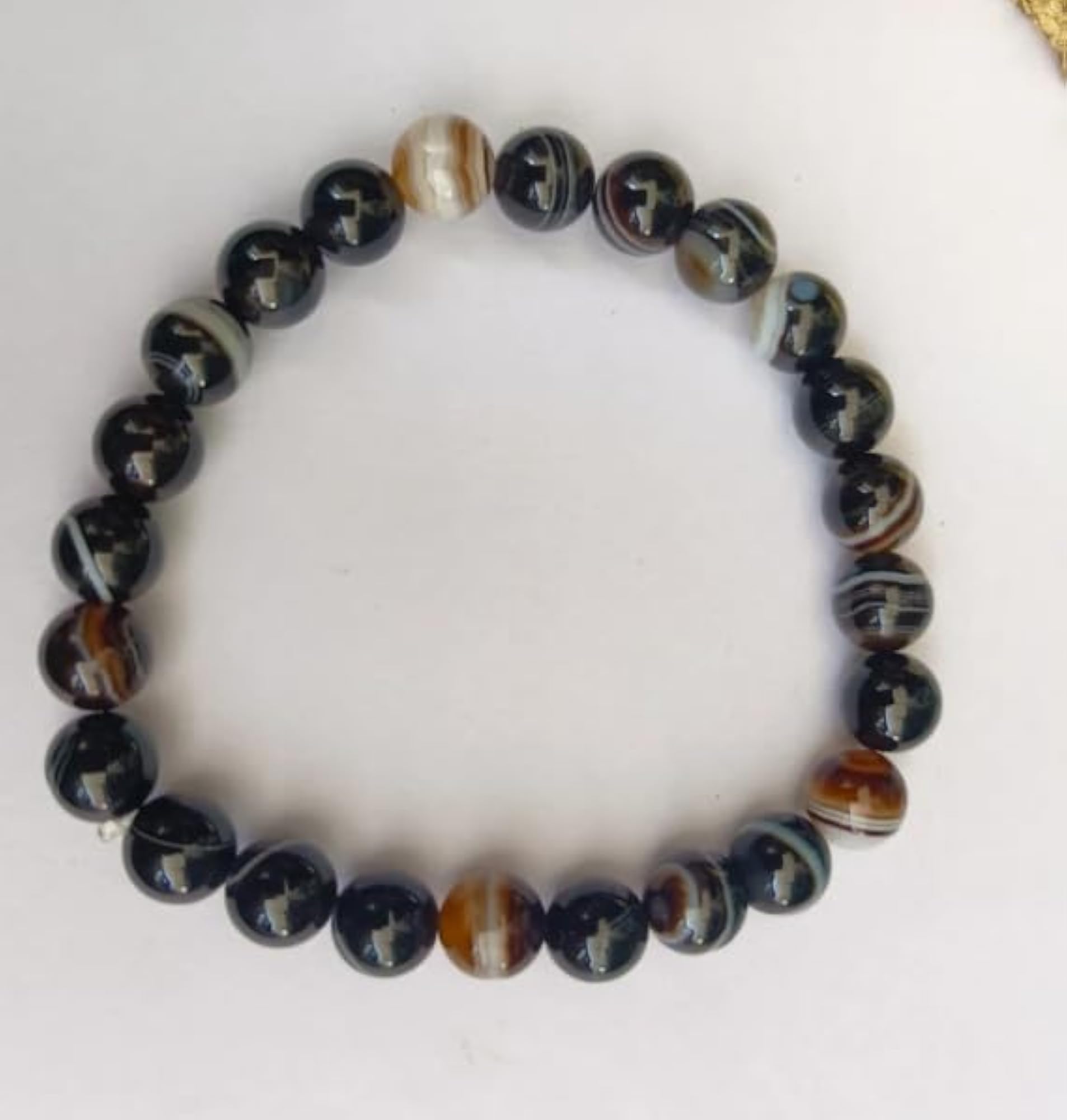 Black Hakik Certified Sulemani Hakik Stone Bracelet
