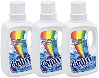 Calgon Liquid Water Softener, 32 fl oz Bottle, Laundry Detergent Booster, Brighter Clothes (Pack of 3)
