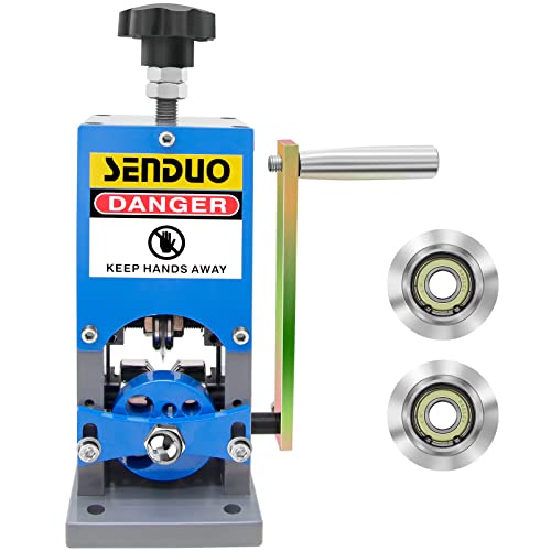 Upgraded Manual Wire Stripper Machine & 65mn Spring Steel Blade Cable Stripper Machine for Drill, Wire Stripper Tool With Hand Crank Portable,Wire Stripping Machine For Scrap Copper Recycling