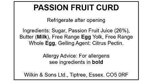 Tiptree Passion Fruit Curd, 11 Ounce Jar #TOP1