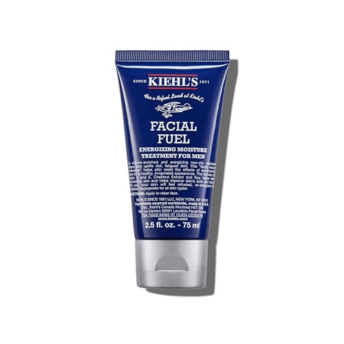 KIEHL'S Facial Fuel Moisturizer, belebende Feuchtigkeitscreme mit Vitamin C & E, Koffein und Kastanien-Extrakt, Gesichtspflege gegen müde Haut und Glanz