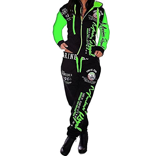Image of Womens Sweatsuits 2 Piece Hoodie Tracksuit Sets Casual Comfy Jogging Suits for Women