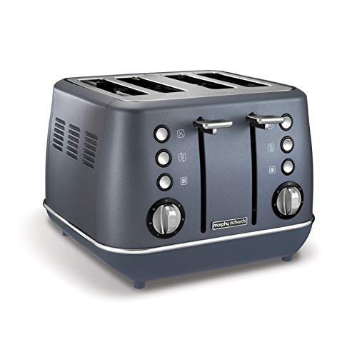 Toustovač Morphy Richards Evoke Special Edition 4slice(s) 850 W Blue toustovač – toustovač (4 Slice(s), Blue, Buttons, Rotary, Čína, 2 Year(s), 850 W)