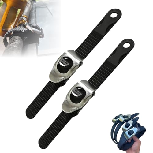 2 correas de bloqueo de agarre resistentes, correas de agarre de trinquete multipurpos ajustables 2026, correa de bloqueo reutilizable con hebilla de metal para asegurar cualquier cosa