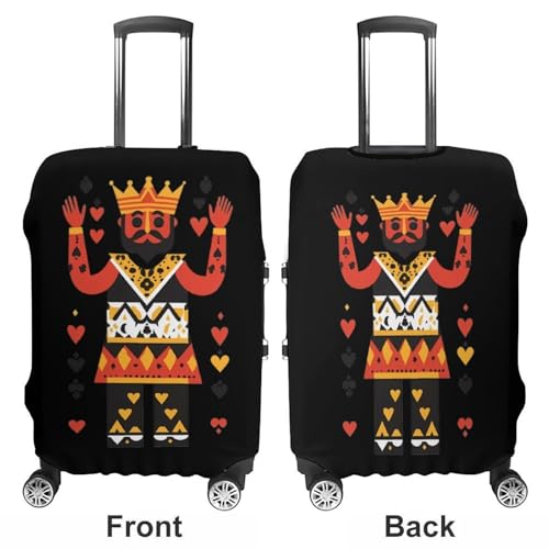 Poker King Travel Luggage Cover for Suitcase 19-32 Inches Elastic Washable Baggage Protector3